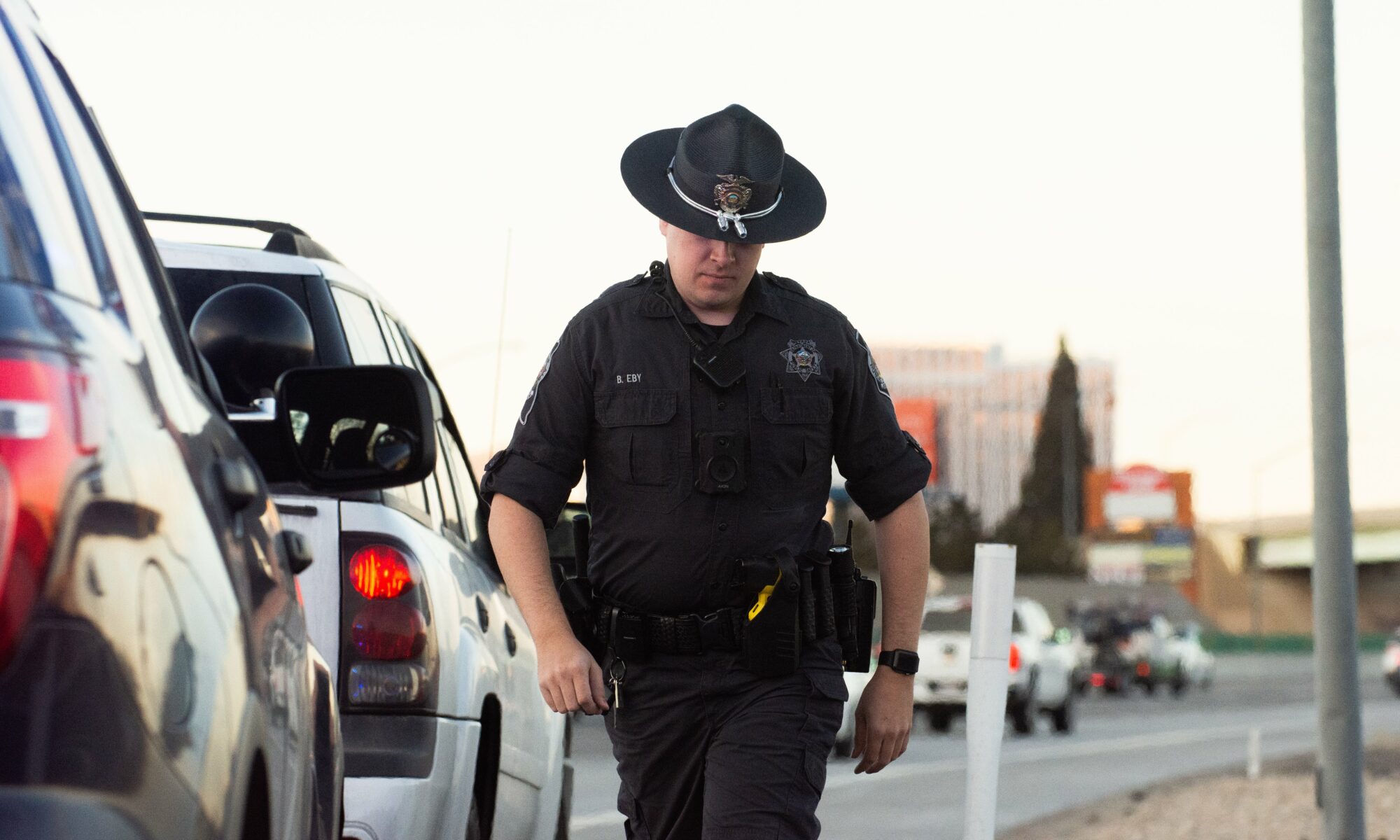 Un policía de Reno