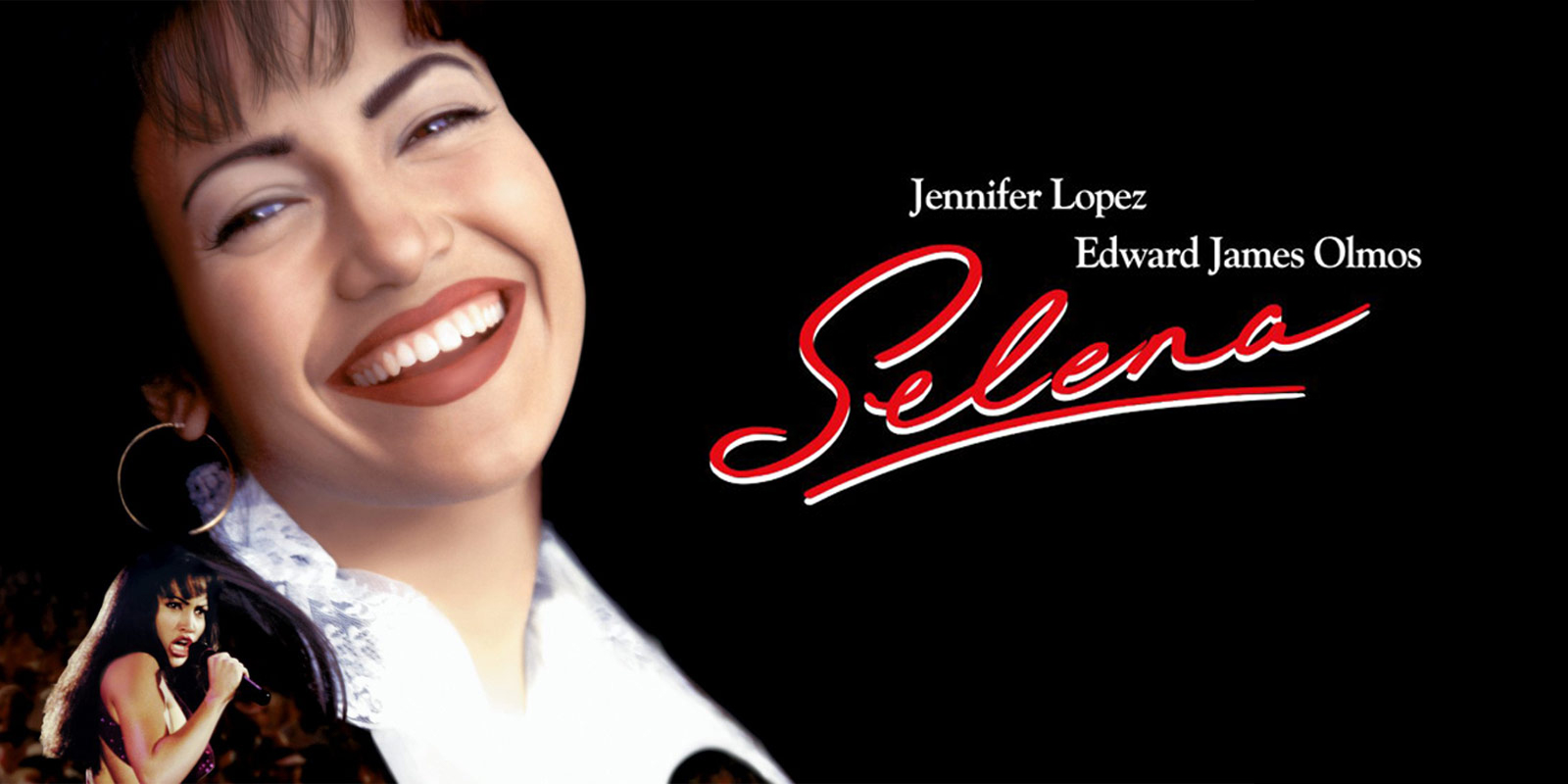 Cartel de la película Selena Interpretada por Jennifer Lopez