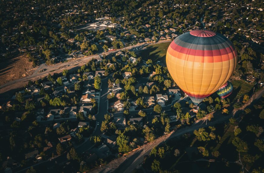 vista de Reno desde el aire